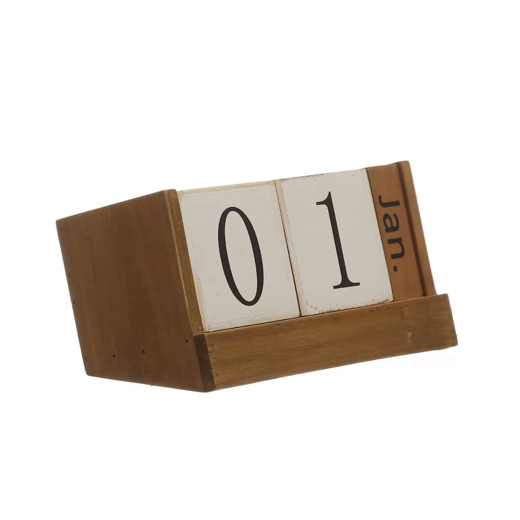 Wooden Tabletop Calendar By Ashland Michaels wooden-tabletop-calendar-by-ashland-michaels